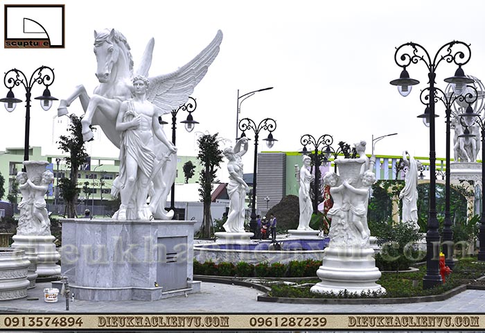 Cảnh quan dự án chuyên nghiệp Điêu khắc Liên Vũ